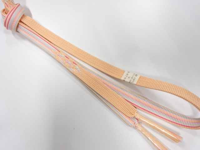 未使用品　正絹　手組帯締め